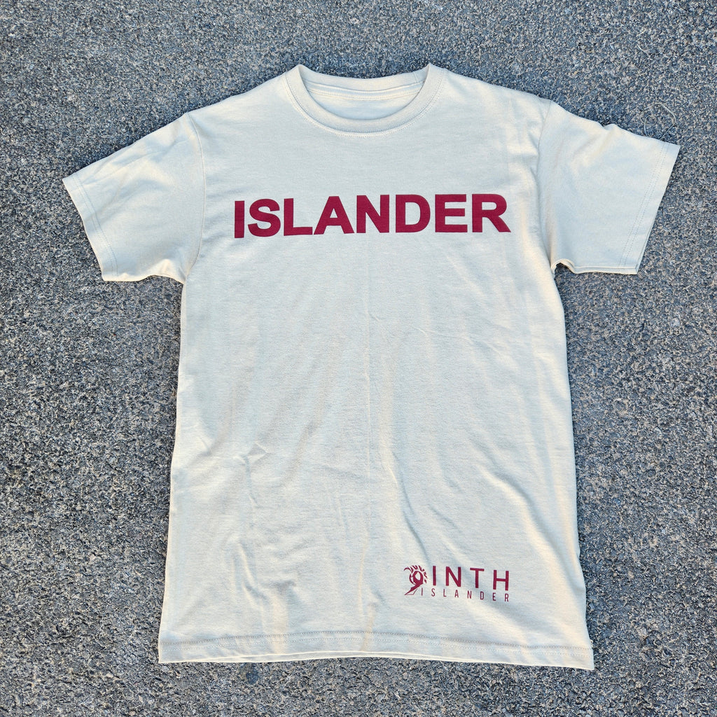 ISLANDER Tan & Maroon