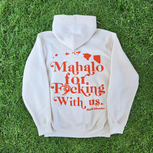 MAHALO Hoodie (cream/orange)