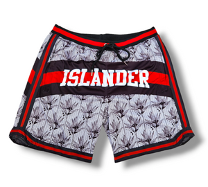 ISLANDER Court Collection Shorts (bred/white)