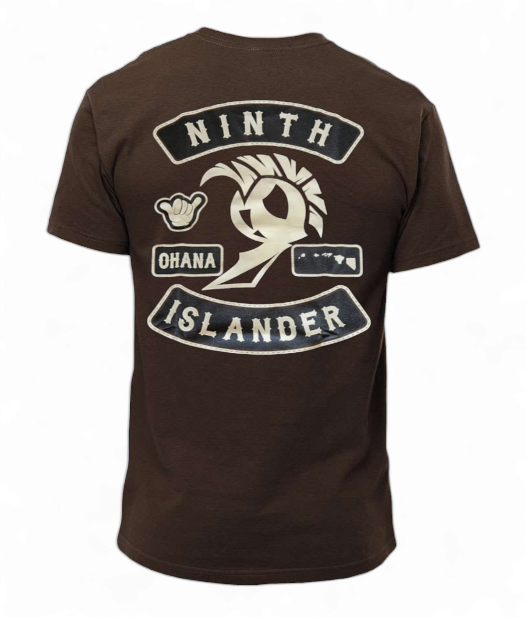 Ninth Islander Club T brown/tan