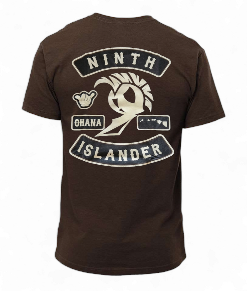 Ninth Islander Club T brown/tan