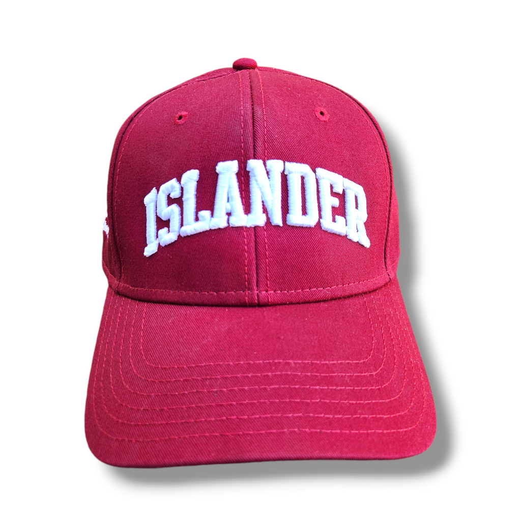 ISLANDER burgundy buckle back