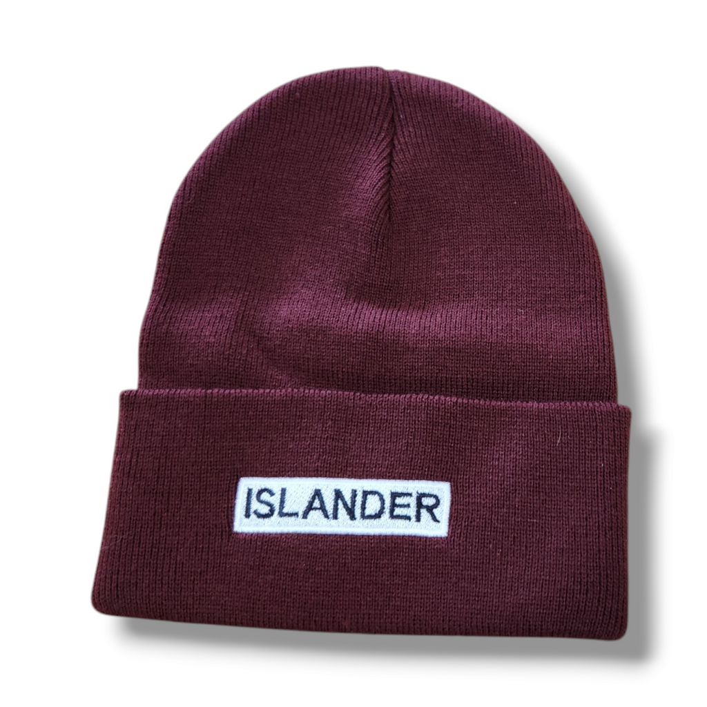 ISLANDER beanie maroon