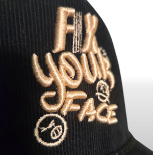 Fix Your Face Corduroy snapback