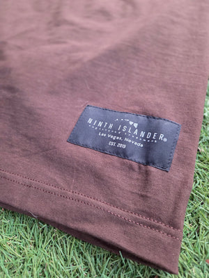 FRIENDS & FAMILY brown oversized heavyweight Tshirt