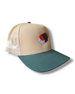 MUSUBI Trucker tan & green
