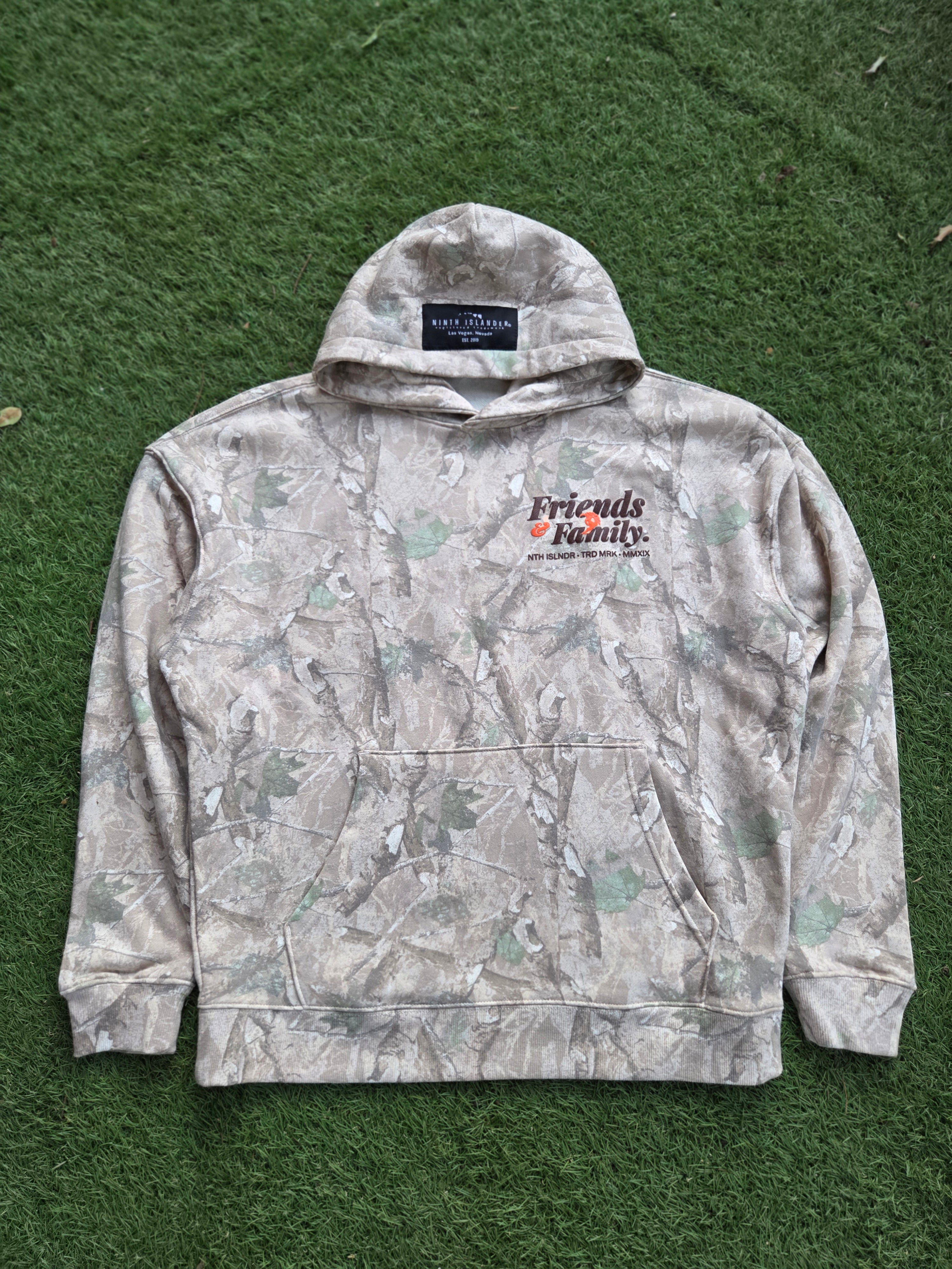 FRIENDS & FAMILY Tree Camo hoodie