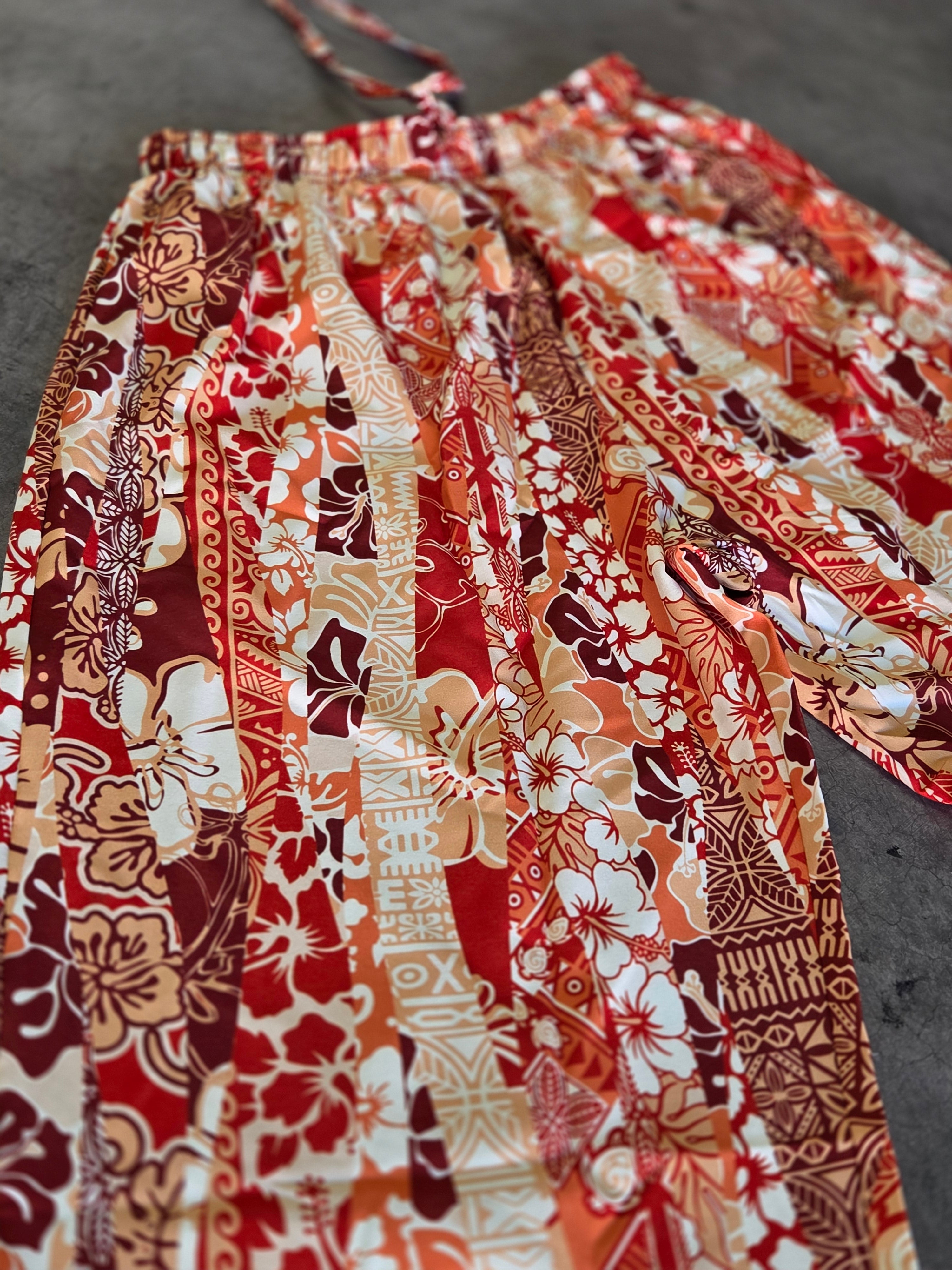 Flowy Aloha print pants