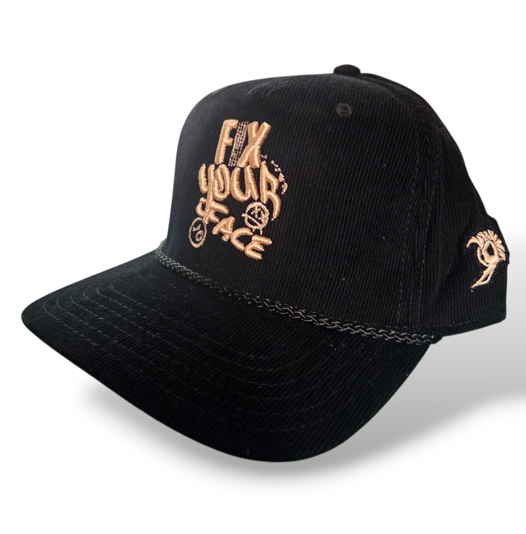 Fix Your Face Corduroy snapback