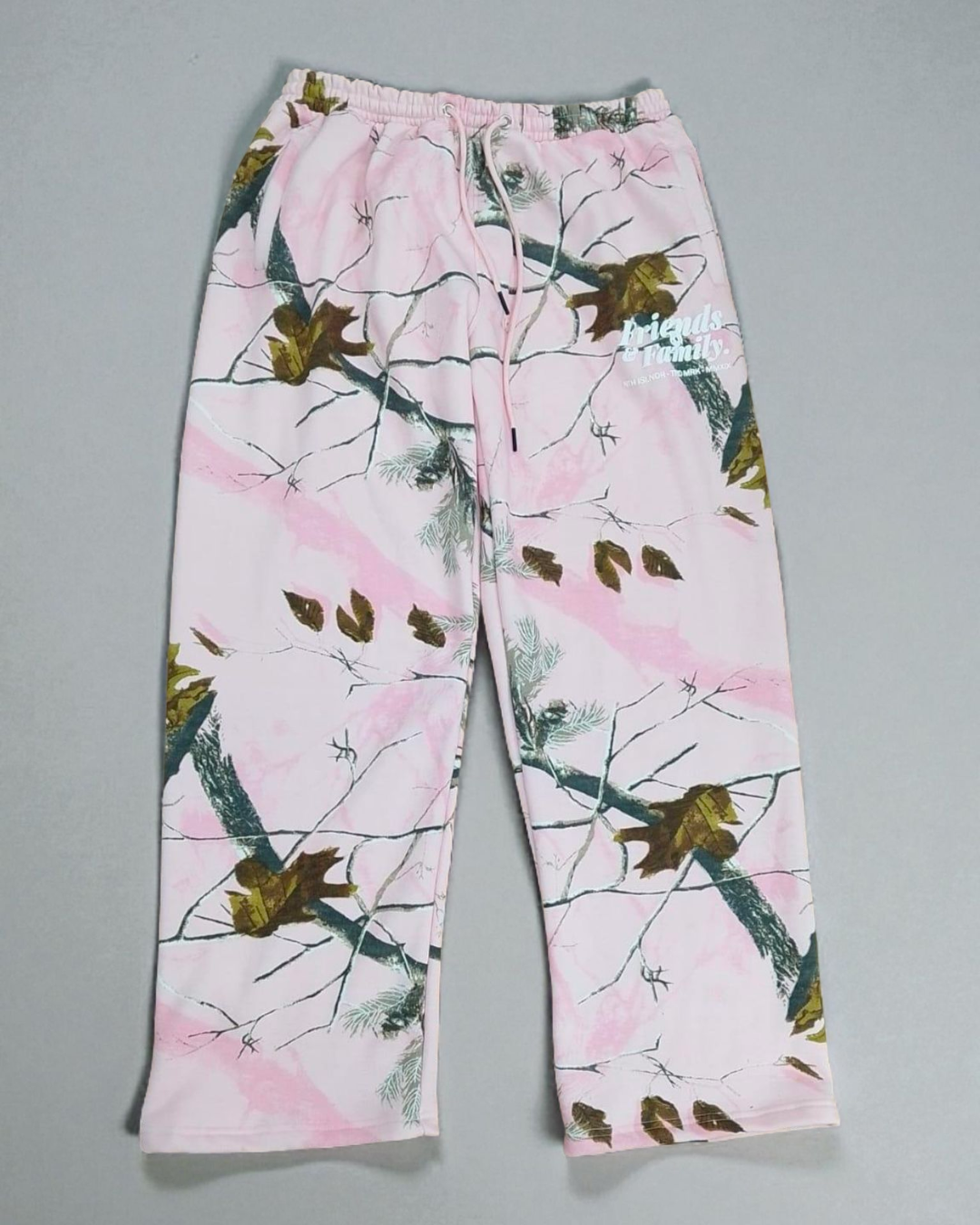 Pink Tree Camo FRIENDS & FAMILY Sweatpants