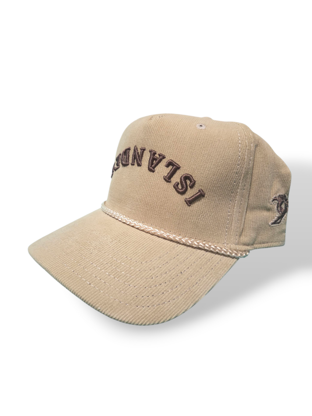 ISLANDER Corduroy rally cap (brown/tan)small block