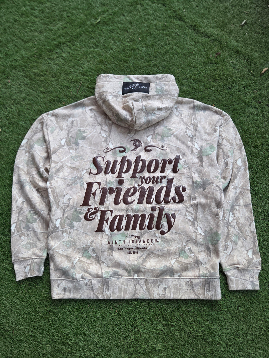 FRIENDS & FAMILY Tree Camo hoodie