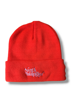 NINTH ISLANDER orange beanie