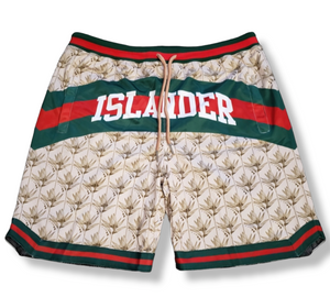 Birds of Paradise Retro Basketball Shorts